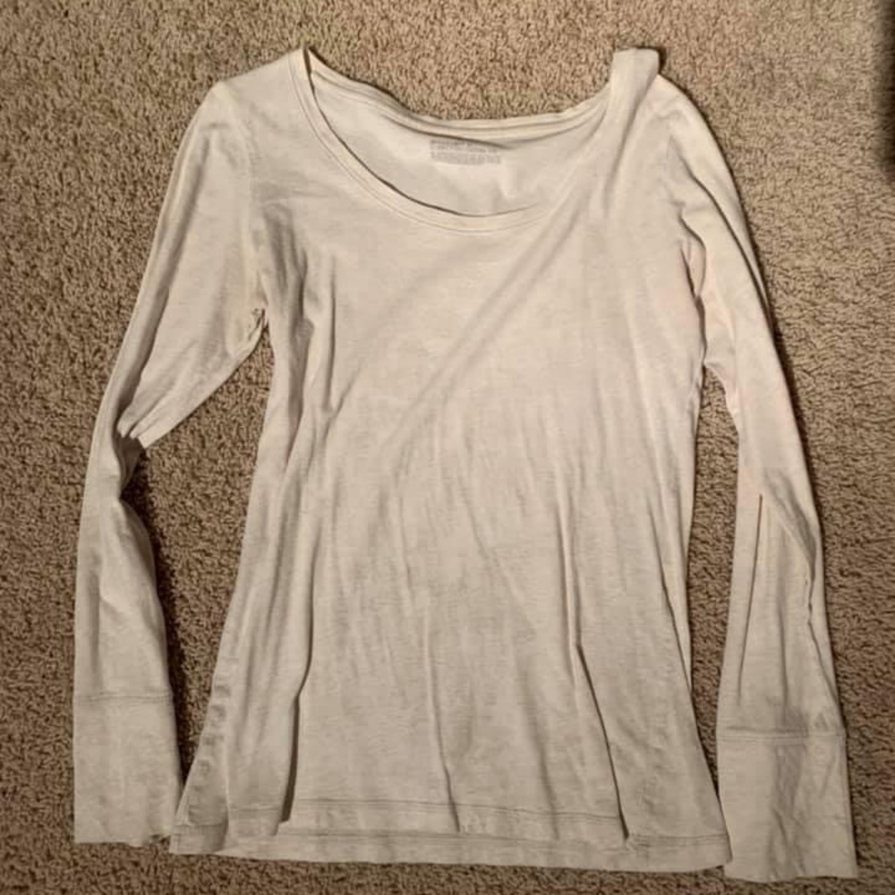 Long sleeve cream shirt